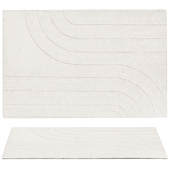 Summit Trail Rug in White