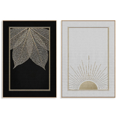 Abstract Painting Frame set 0734