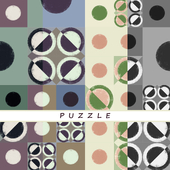 Designer wallpaper PUZZLE pack 8