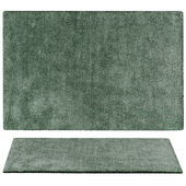 Wool Rug Bent Green