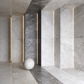 Porcelain stoneware collection CERDOMUS KARNIS set 1