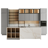 Modern style kitchen without handles 02
