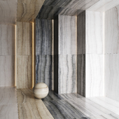 Collection of porcelain stoneware with imitation onyx CERDOMUS SKORPION set 1