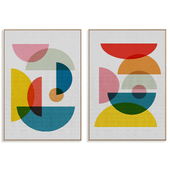 Abstract Painting Frame set 0736