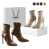 Women's Balmain Paris Heeled Ankle Boots