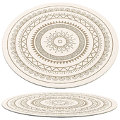 CONTEMPORARY ROUND RUG 2