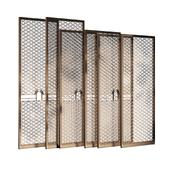 Interior partitions with a pattern