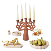 Tree of Paradise with Birds set