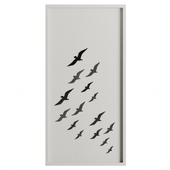 Decorative panel, gypsum