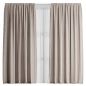 Curtains for hidden cornice