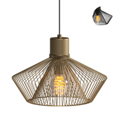 Gold Metal Wire Cage