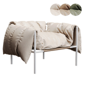 Puffy lounge chair by Faye Toogood