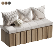 Window seat and cushions