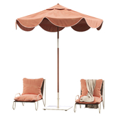 market umbrella coco republic coral natural