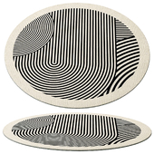 Trendy round area rug 2