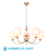 OM Pendant lamp with lampshade and ceramic decor LH75024, Ambrella Light