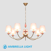OM Pendant lamp with lampshade and ceramic decor LH75025, Ambrella Light