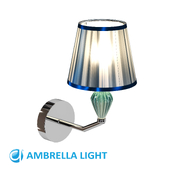OM Wall lamp with lampshade and ceramic decor LH75065, Ambrella Light