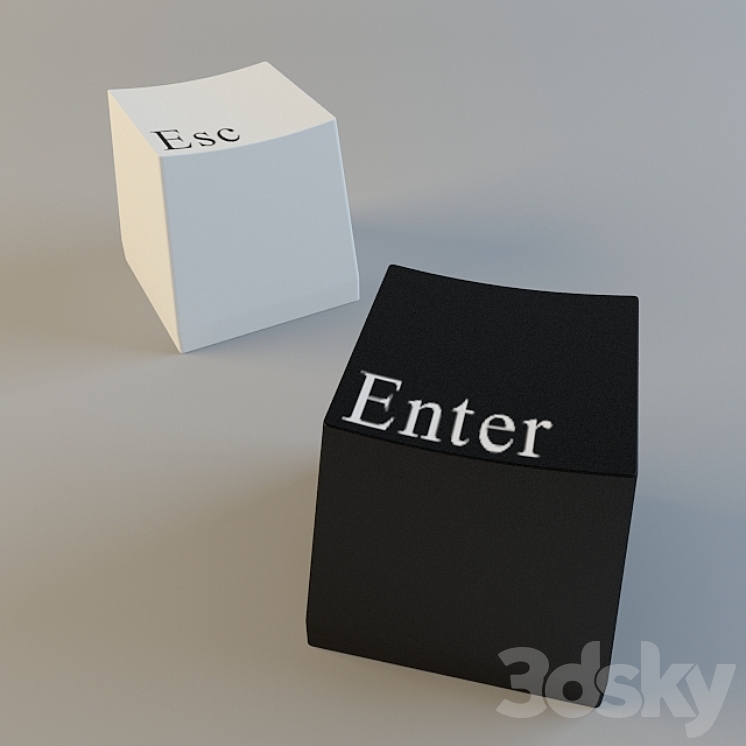 KARE Stool Enter - Chair - 3D model