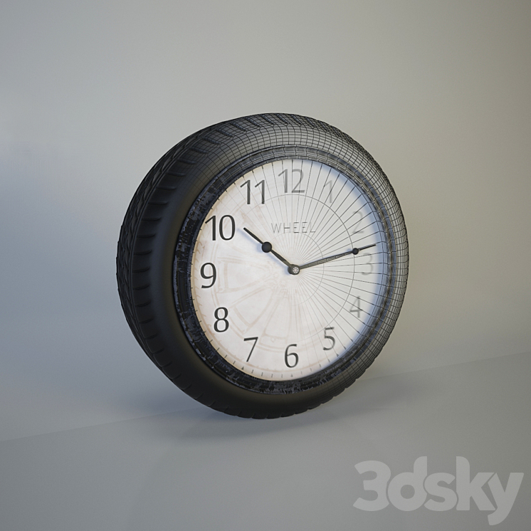 Wheel watch - Watches & Clocks - 3D model