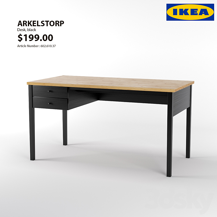ARKELSTORP IKEA - Table - 3D model