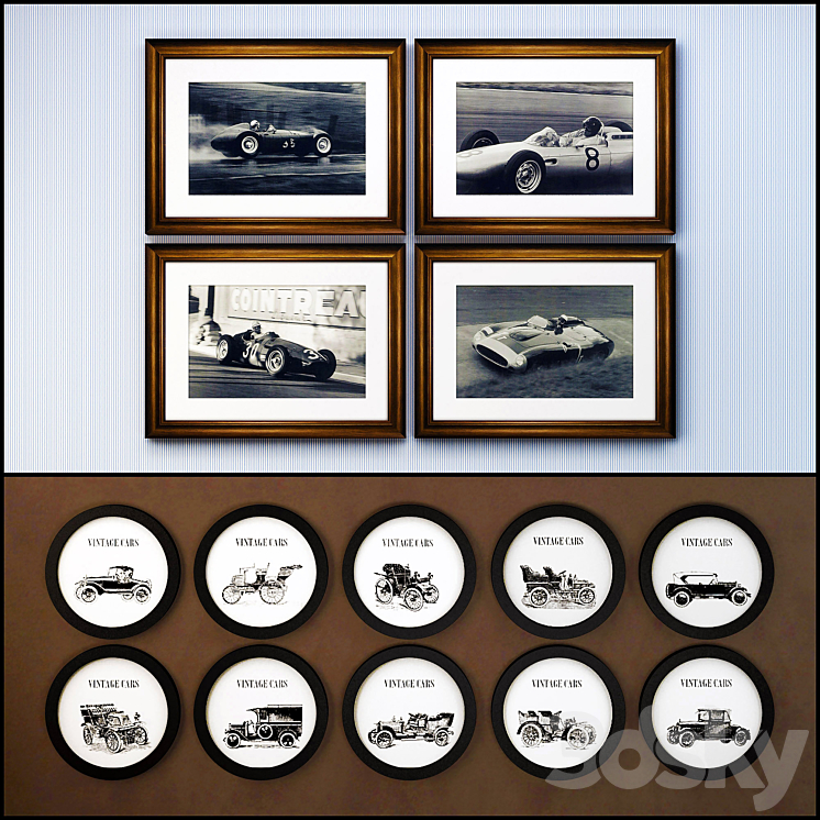 The picture in the frame. 93. Auto Collection topic - Frame - 3D model