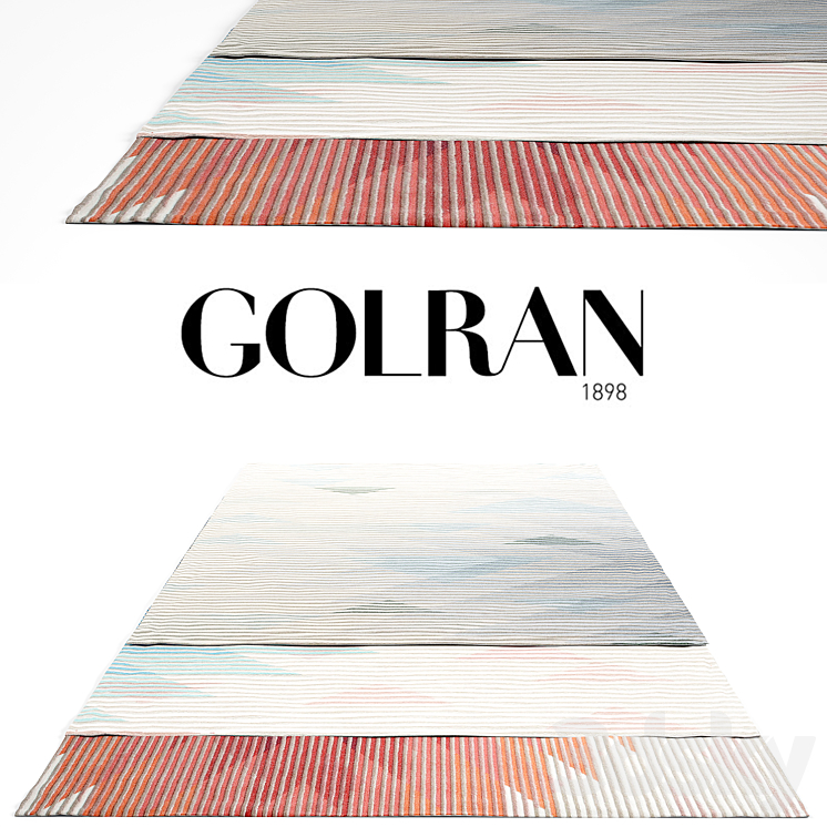 Gorean Rug Texture Golran Lake Rugs - Carpets - 3D model