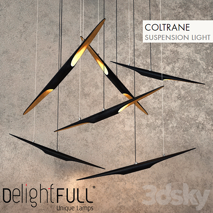 Delightfull Coltrane Suspension Light - Pendant light - 3D model