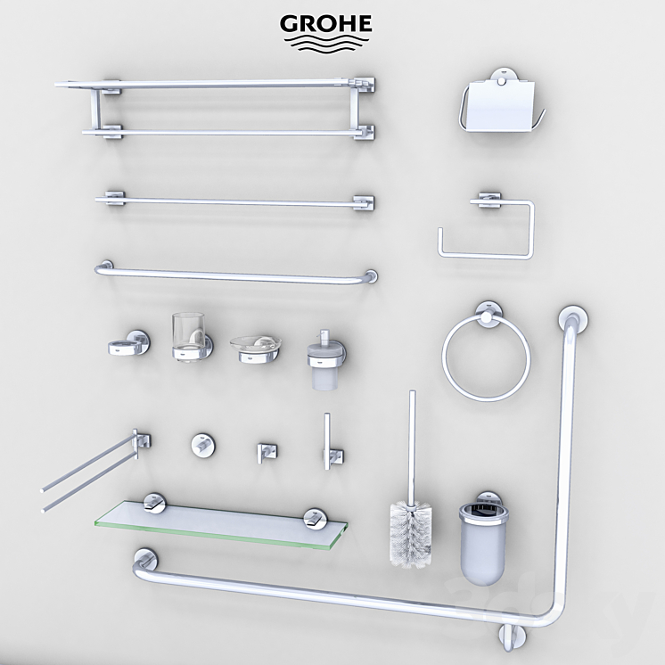 Grohe Essentials 4 stores Piece