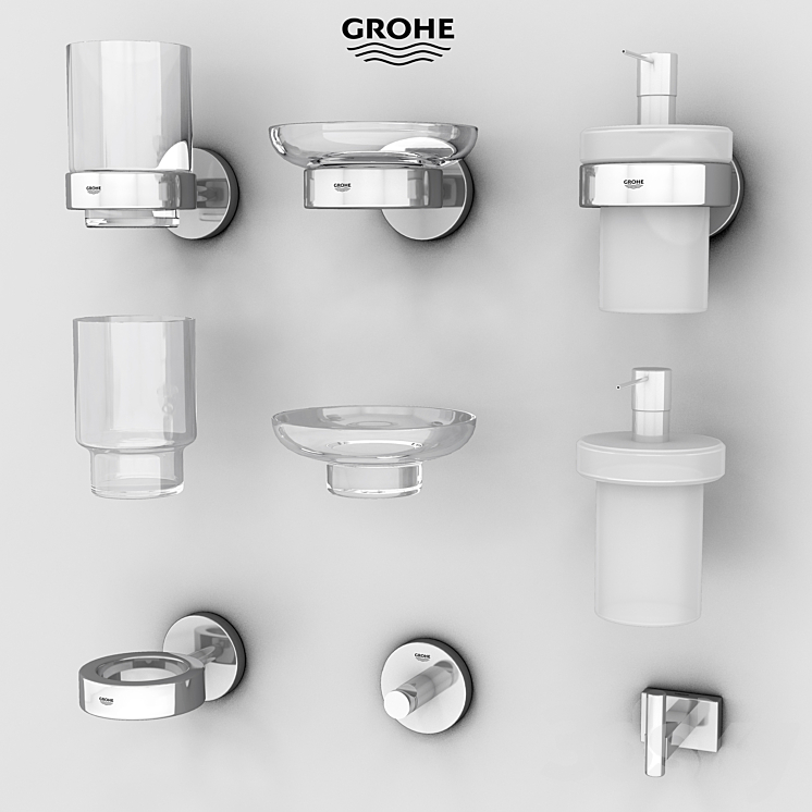 Grohe Bath Accessories Bathroom accessories 3D model