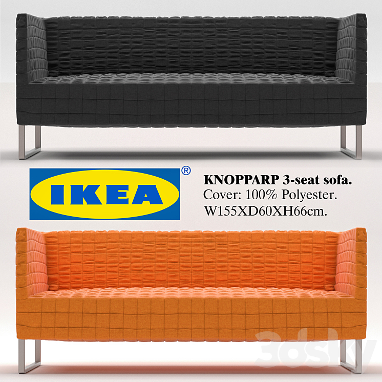KNOPPARP-SOFA Sofa 3D model