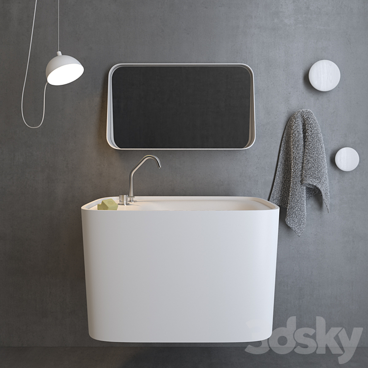 REXA DESIGN / FONTE - Bathroom furniture - 3D model