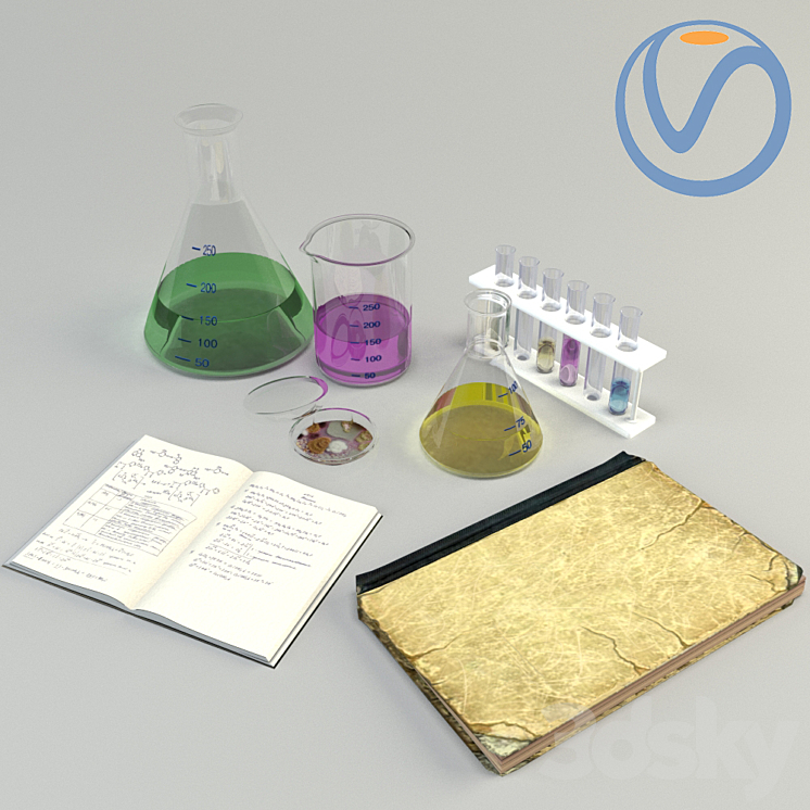 Laboratory kit - Miscellaneous - 3D model
