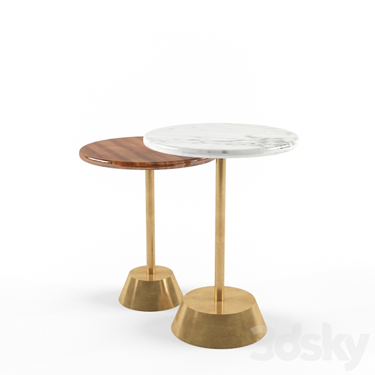 Luxury Side Table - Table - 3D model