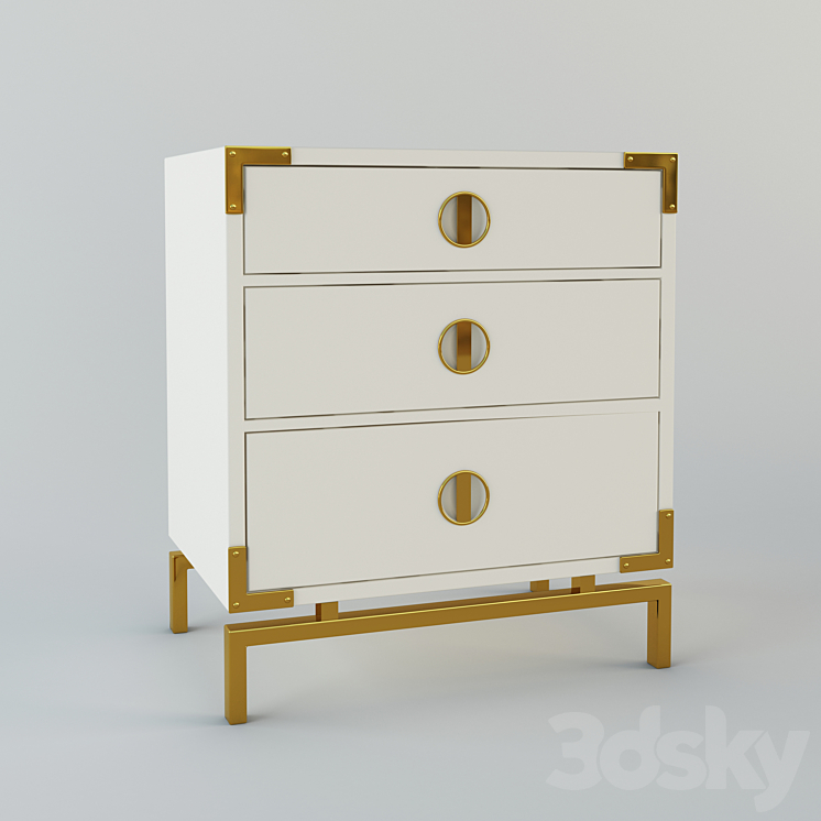 Side Table 02 - Sideboard & Chest of drawer - 3D model