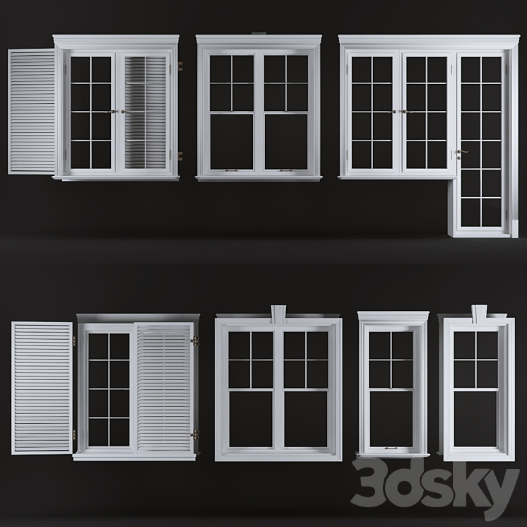 Windows_set_01 - Windows - 3D model