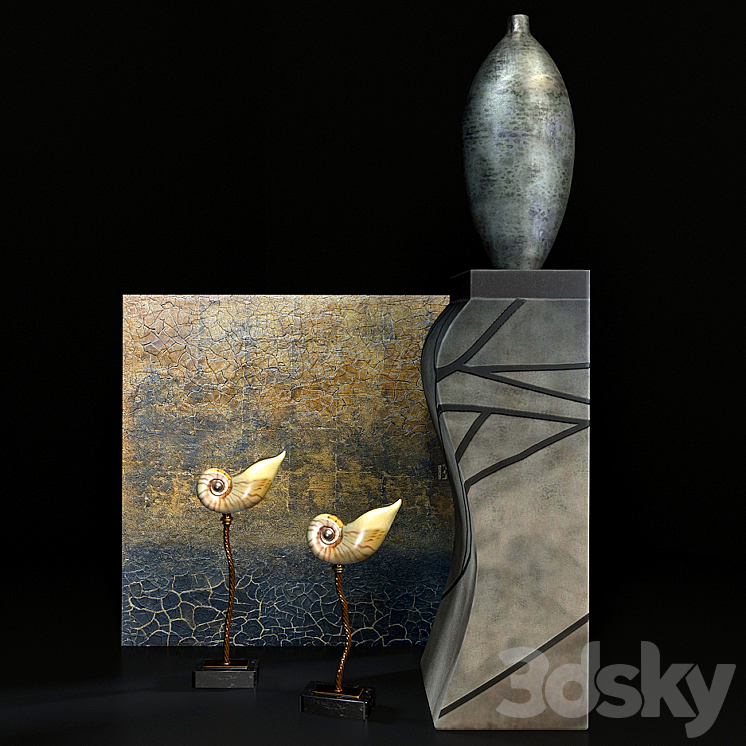 Lam Lee decorative set 1 - Decorative set - 3D model