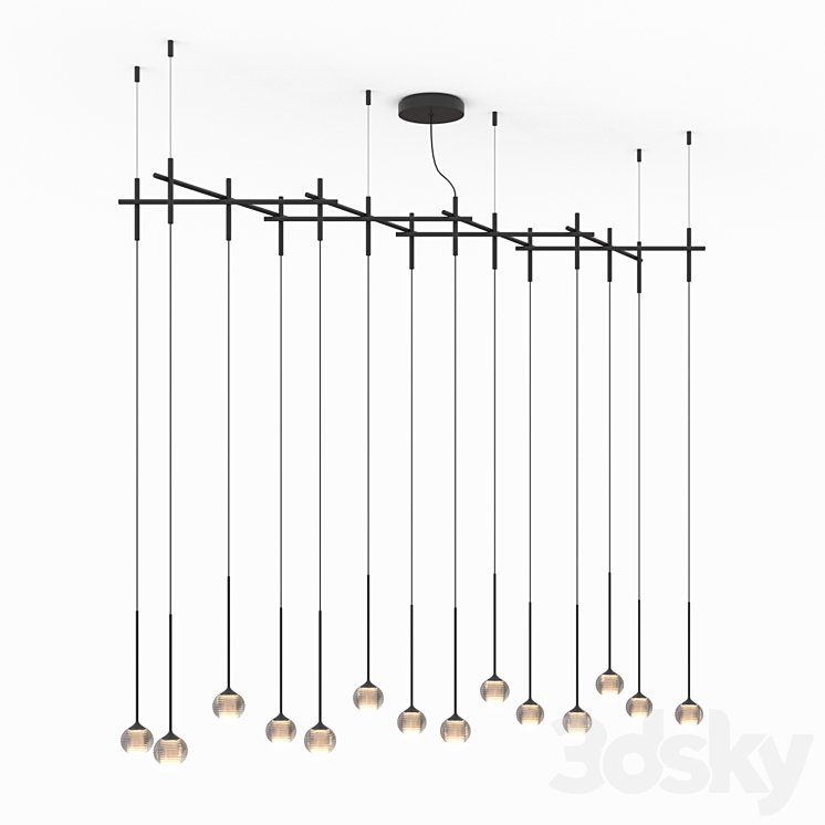 Algorithm 0845 by Vibia - Pendant light - 3D model