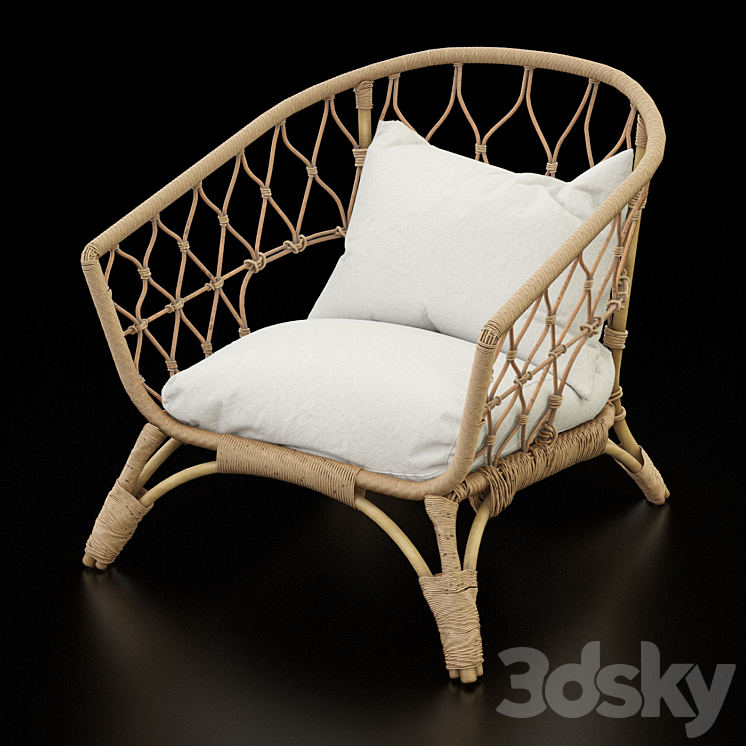 IKEA Stockholm Arm chair 3D model