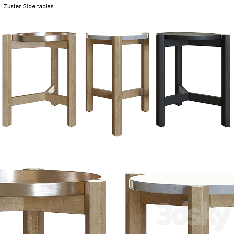 Zuster side tables - Table - 3D model