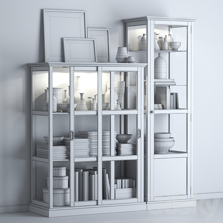 Malsjo glass door cabinet sale