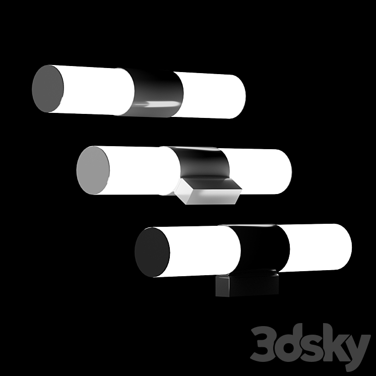 Led mirror light waterproof - Wall light - 3D model