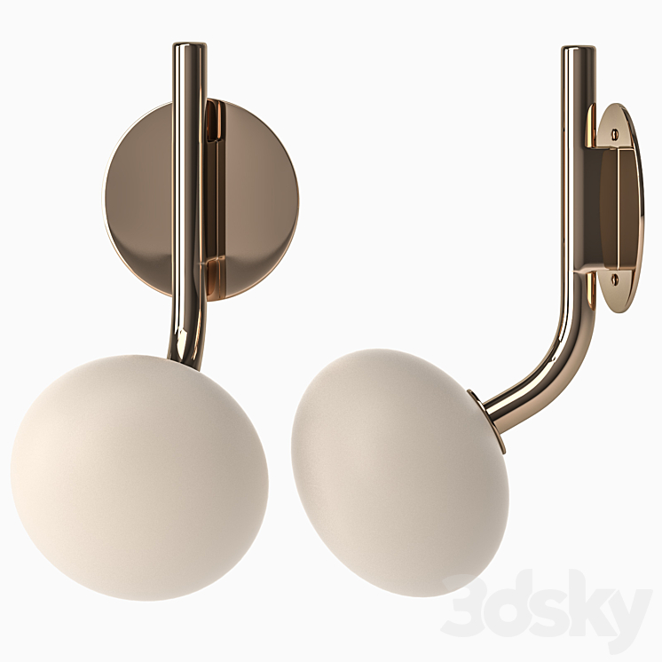 Etoile sconce - Wall light - 3D model