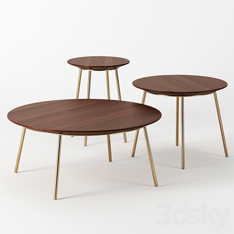 Round tables by ZARA Home - Table - 3D model
