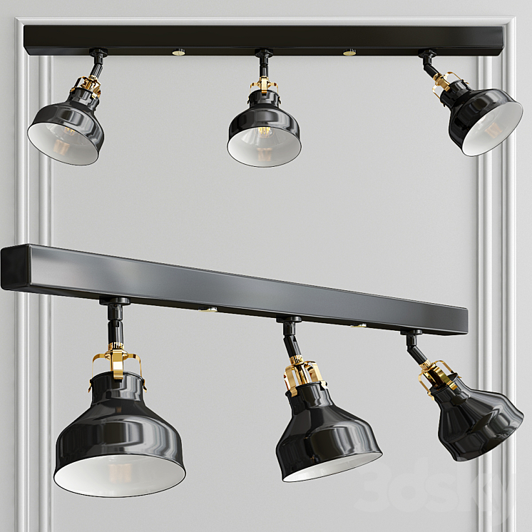 RANARP ceiling rail - Technical lighting - 3D model