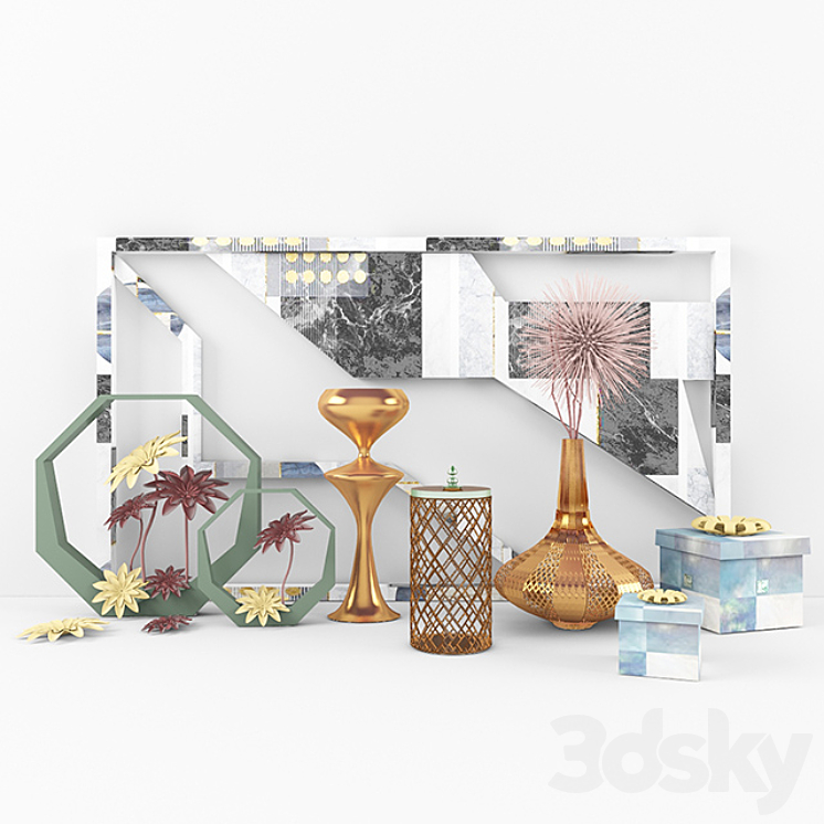 Decorative set - Decorative set - 3D model