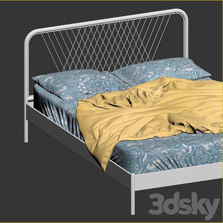 IKEA NESTTUN Bed Bed 3D model