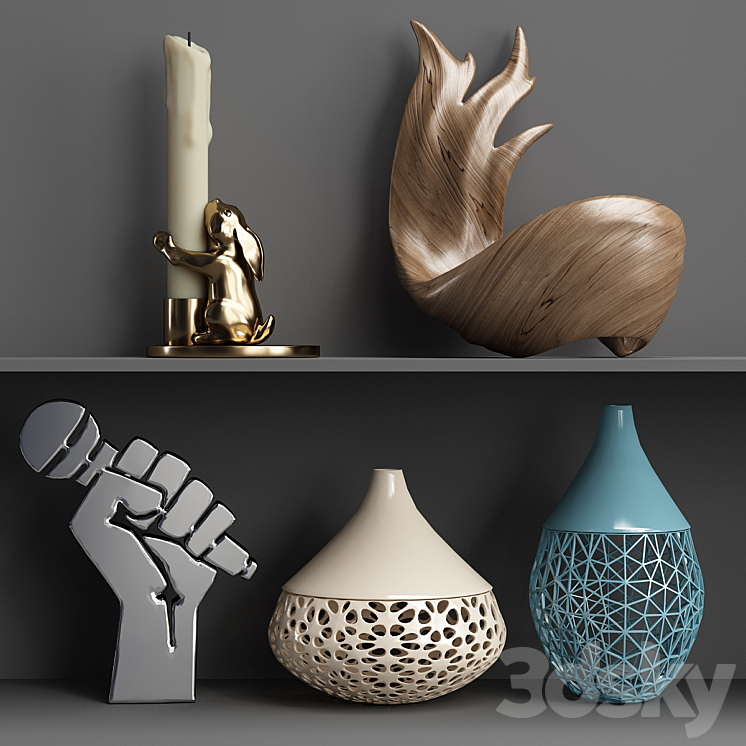 Decorative set # 1 - Decorative set - 3D model
