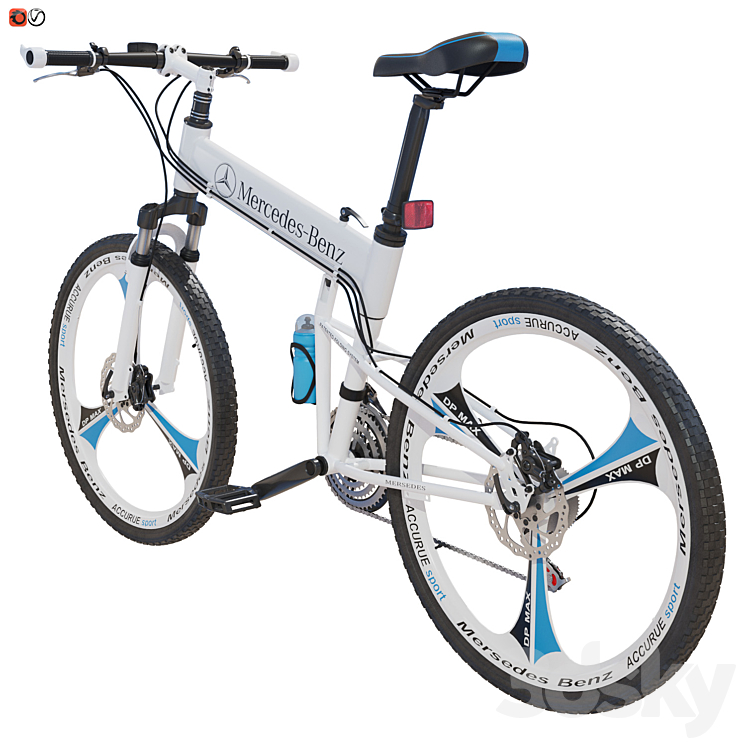 Mercedes benz mountain bike Transport 3D model