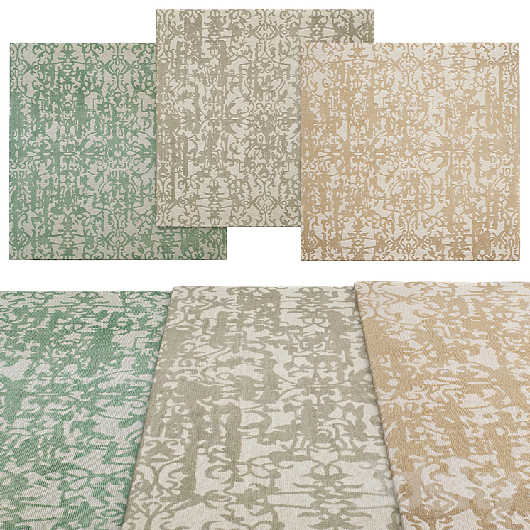 Square rugs | 055 - Carpets - 3D model
